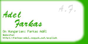 adel farkas business card